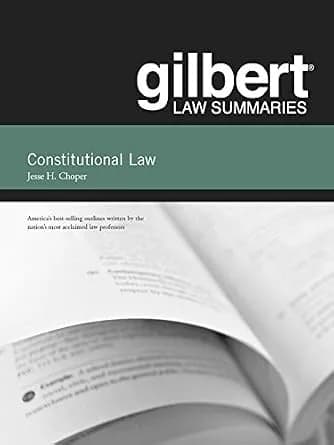 و دانلود نسخه کامل کتاب زبان اصلی Gilbert Law Summaries on Constitutional Law, 31st PDF | دانلود کتاب خارجی