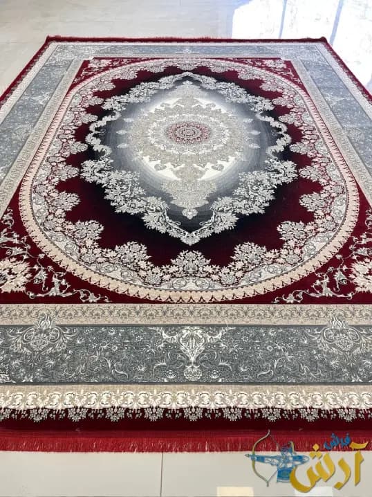 فرش لاکی جدید 1200 شانه طرح کارن