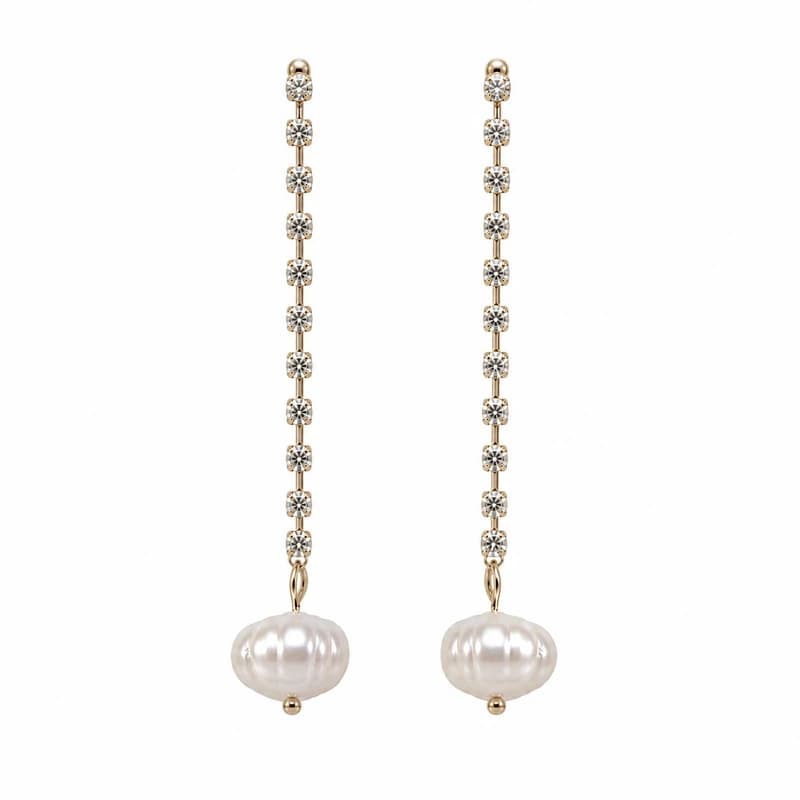 گوشواره آویز زنانه مدل Pearl Cascade