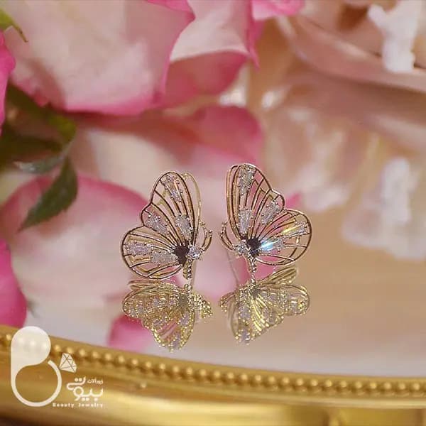 گوشواره پروانه شیدا