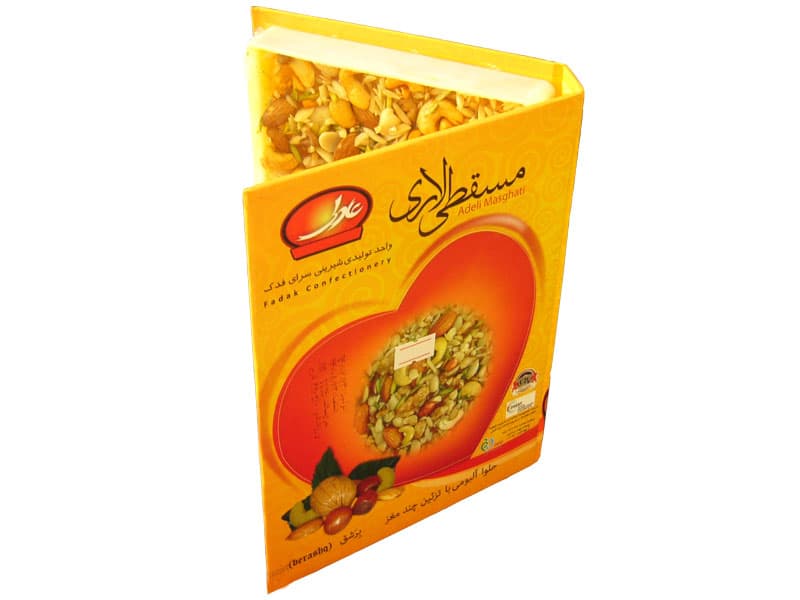 حلوا مسقطی آلبومی با تزیین چند مغز برشق – حلوا مسقطی لاری — تصویر ۳
