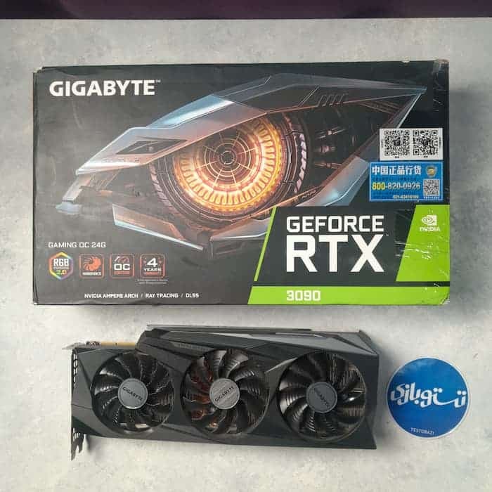کارت گرافیک استوک RTX 3090 Gigabyte Gaming OC 24GB