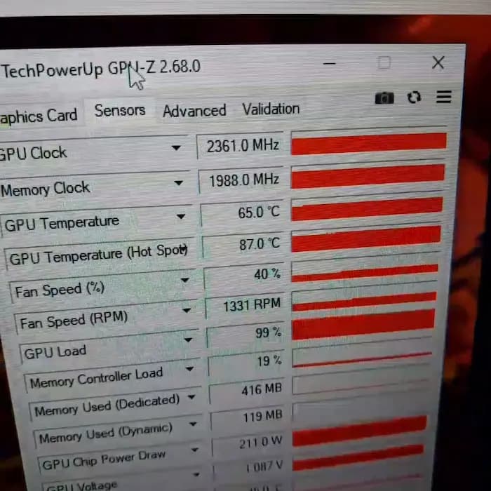 کارت گرافیک استوک RX 6700Xt Xfx Qick Radeon 12GB — تصویر ۶