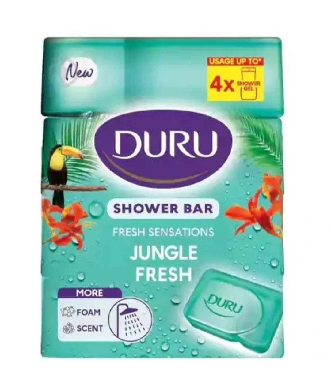 صابون حمام ۴ تایی دورو رایحه نم باران ۶۰۰ میل duru
