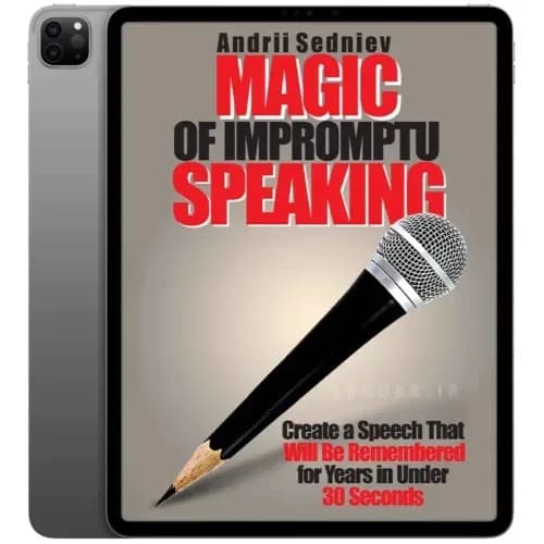 و دانلود نسخه کامل کتاب انگلیسی Magic of Impromptu Speaking 2016 | کتاب خارجی