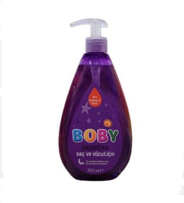 شامپو سر و بدن اسطخدوس آرام بخش پمپی ۷۵۰ میل بوبی boby