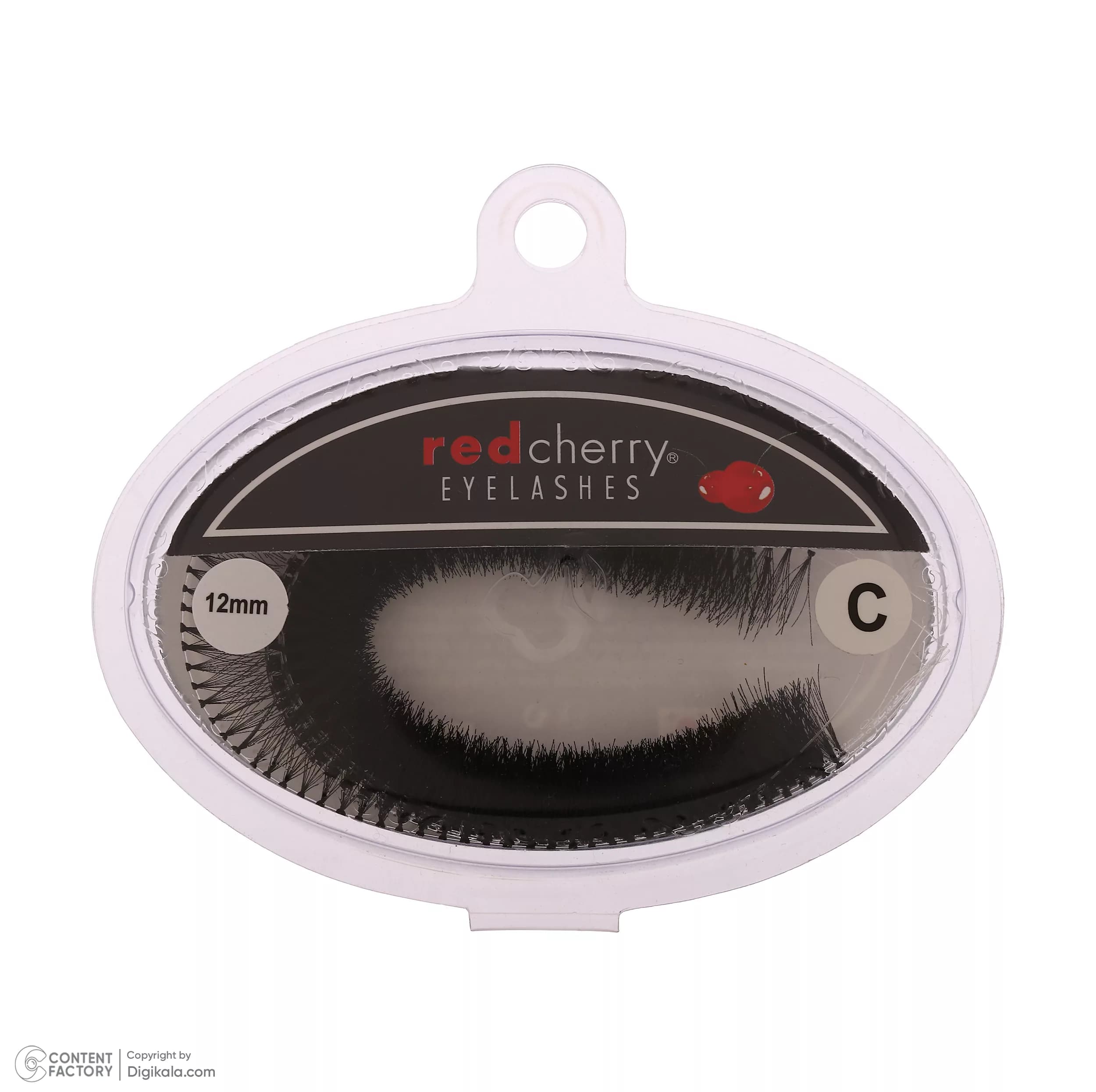 مژه مصنوعی رد چری مدل Classic Cluster Band کد 12 C بسته 10 عددی — تصویر ۲