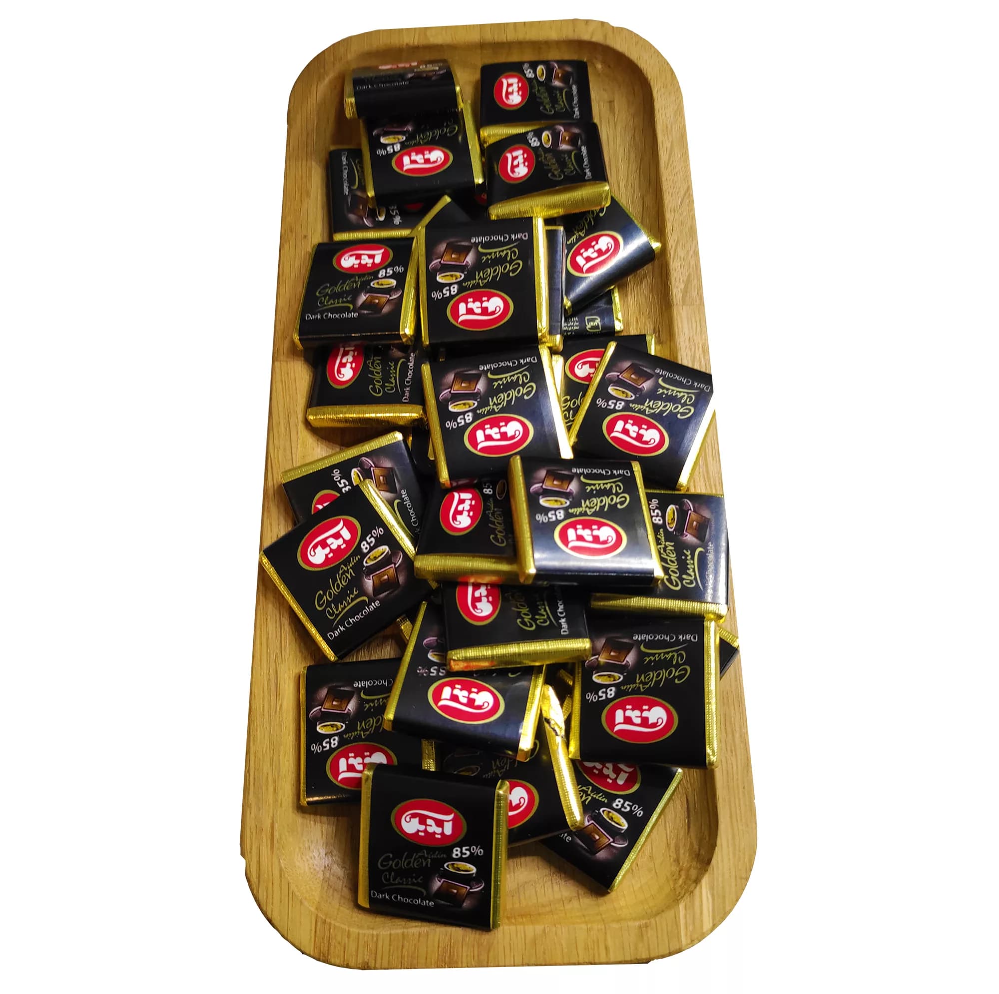 شکلات تلخ 85% گلدن آیدین – 500 گرم — تصویر ۲
