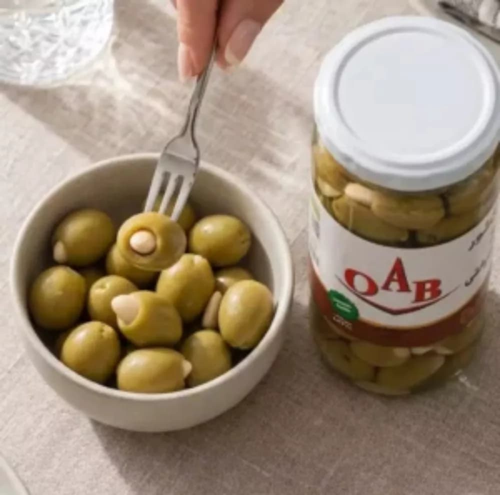 زیتون با مغز بادام اُ آ ب – ۵۰۰ گرم — تصویر ۲
