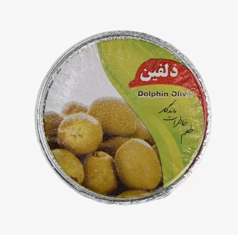 زیتون پرورده ویژه دلفین – 75گرم بسته 12عددی — تصویر ۲