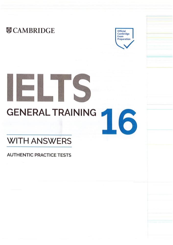 کتاب Cambridge IELTS 16 General Training نسخه انگلیسی PDF