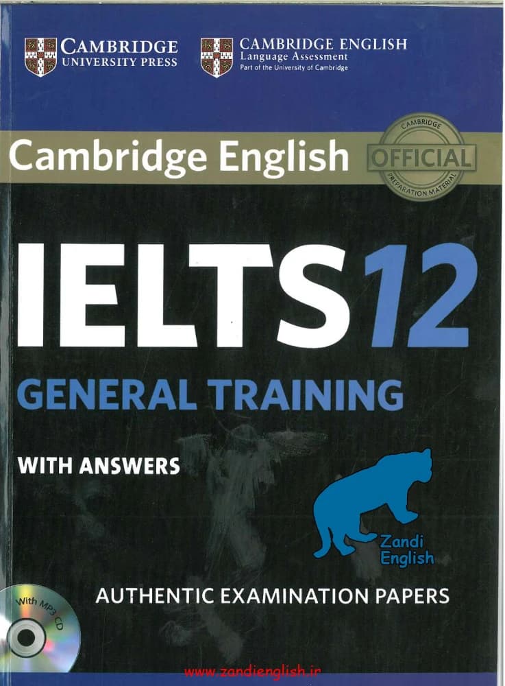 کتاب Cambridge IELTS 12 General Training نسخه انگلیسی PDF