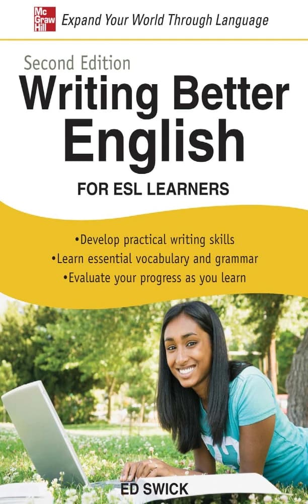 کتاب Writing Better English for ESL Learners (نگارش بهتر انگلیسی برای زبان‌آموزان ESL) نسخه انگلیسی PDF