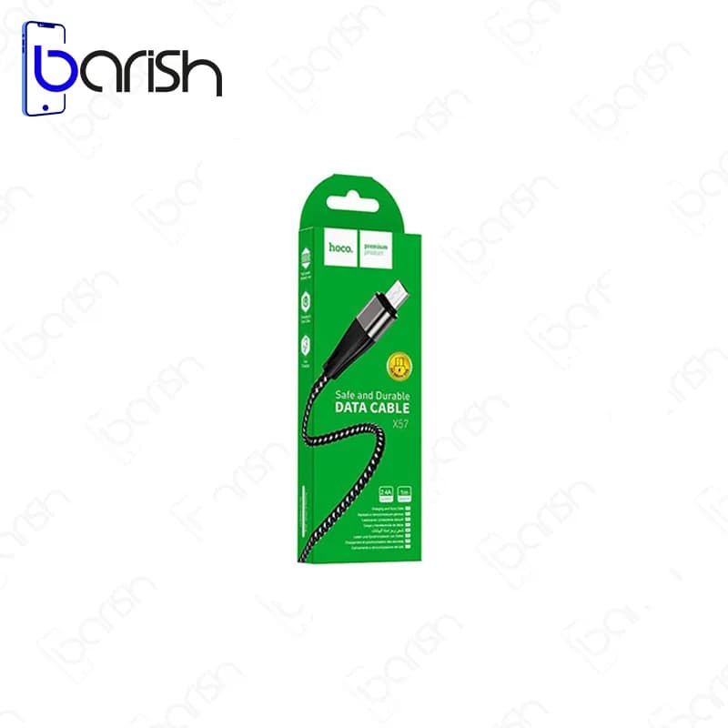 کابل دیتا و شارژ USB به MicroUSB هوکو مدل X57 — تصویر ۴