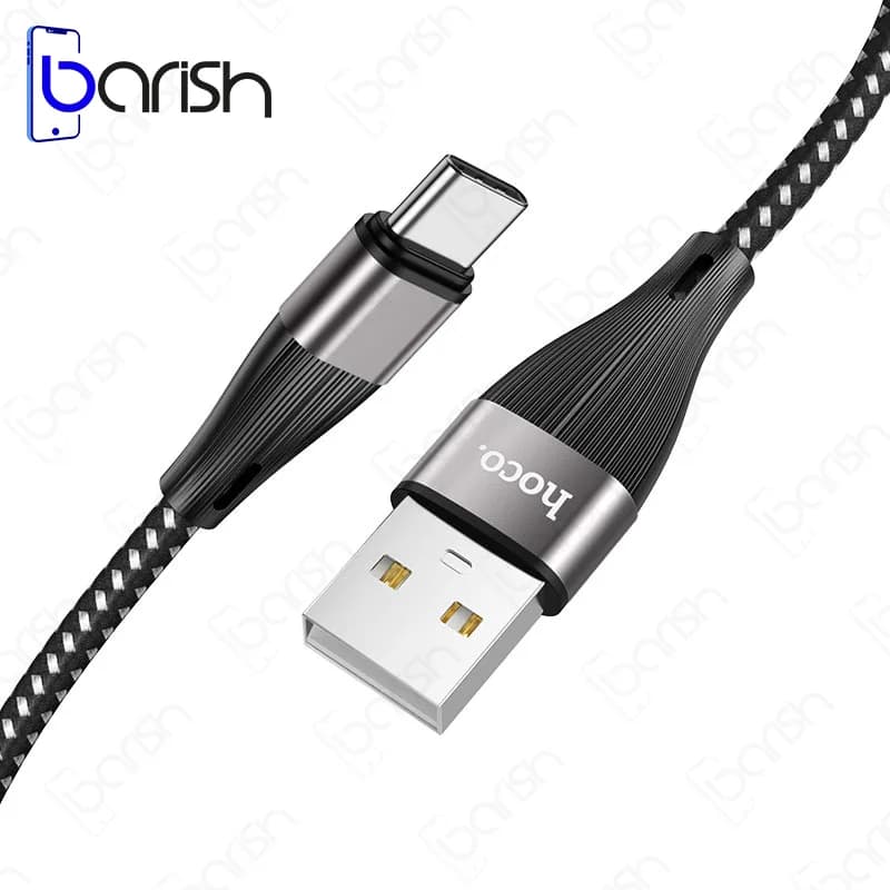 کابل دیتا و شارژ USB به Type-C هوکو مدل X57 — تصویر ۲
