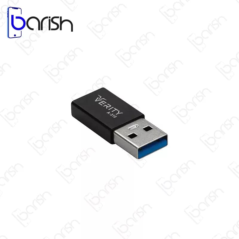 مبدل OTG تایپ سی به USB وریتی مدل A310