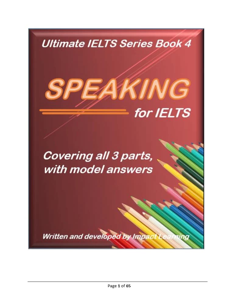 کتاب Ultimate Speaking for IELTS (راهنمای جامع اسپیکینگ آیلتس) نسخه انگلیسی PDF