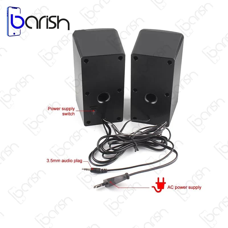 اسپیکر دو تکه رومیزی بلوتوثی کیسونلی مدل AC-9002BT — تصویر ۳