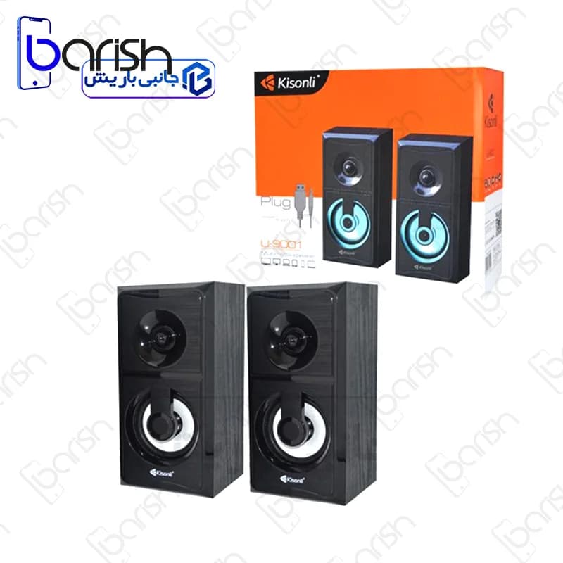 اسپیکر دو تکه لپتاپی کیسونلی مدل U-9001 — تصویر ۵