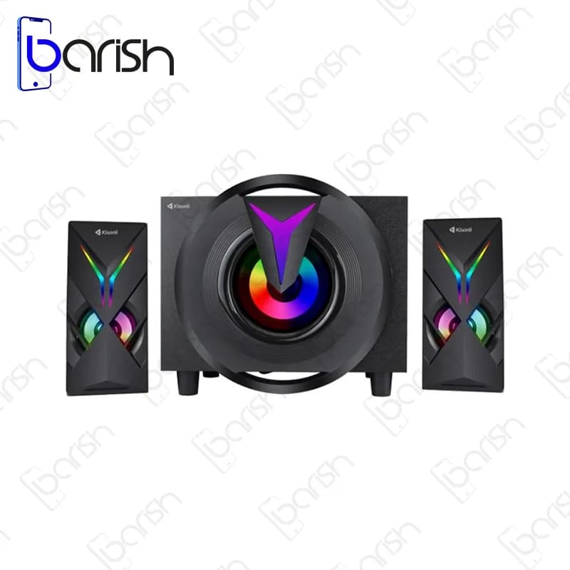 اسپیکر سه تکه رومیزی بلوتوثی کیسونلی مدل TM-1000U ( رم و فلش خور )