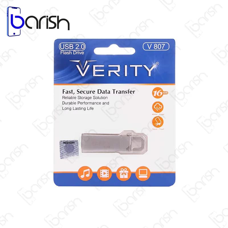 فلش مموری وریتی مدل V807 ظرفیت 16 گیگابایت USB2.0 — تصویر ۳