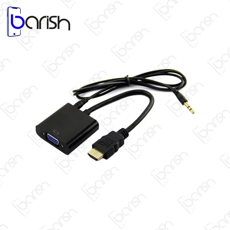 مبدل HDMI به VGA همراه با کابل AUX — تصویر ۶