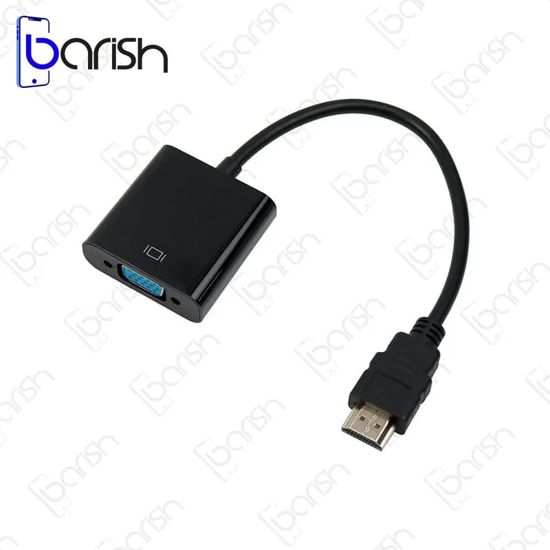 مبدل HDMI به VGA همراه با کابل AUX