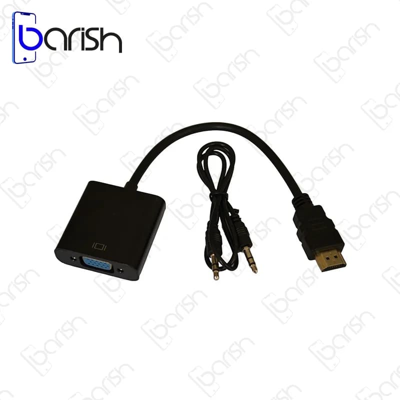 مبدل HDMI به VGA همراه با کابل AUX — تصویر ۵