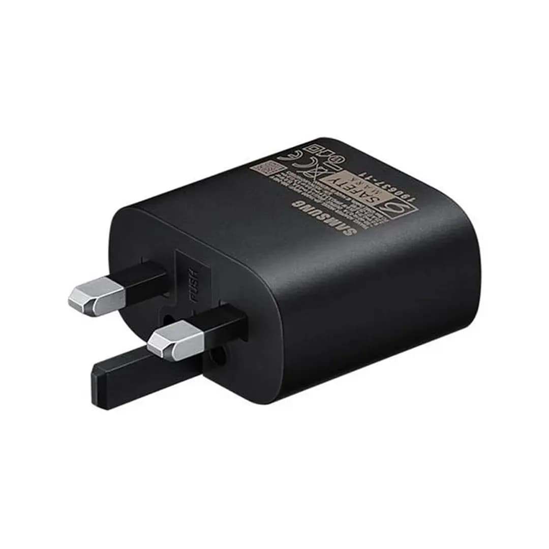 شارژر دیواری 25 وات PD سامسونگ با خروجی تایپ C (سه پین) — تصویر ۳