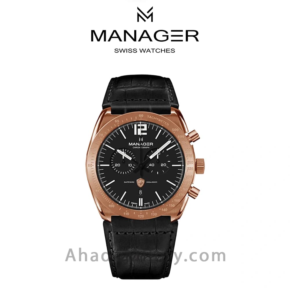 ساعت مچی منیجر مدل MAN-MA-01-RL