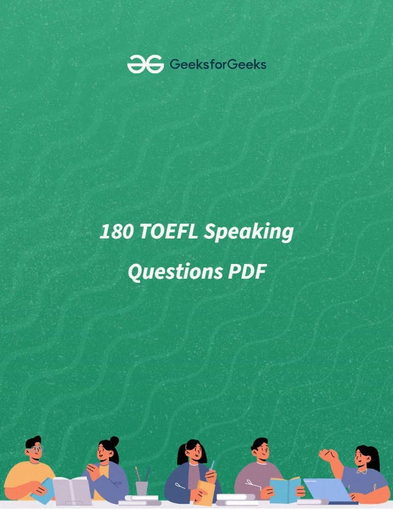 کتاب 180 TOEFL Speaking Questions (۱۸۰ سؤال اسپیکینگ تافل) نسخه انگلیسی PDF