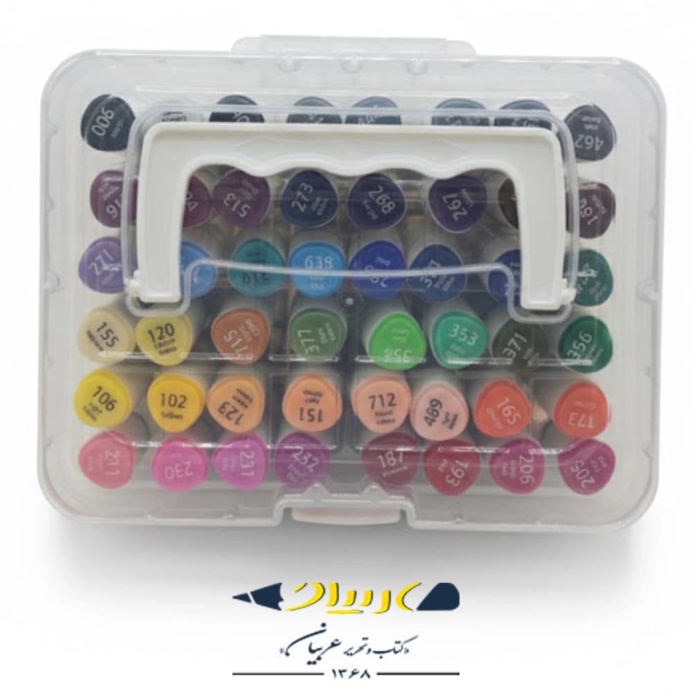 ماژیک دو سر 48 رنگ لاینری – مدل 701 — تصویر ۲