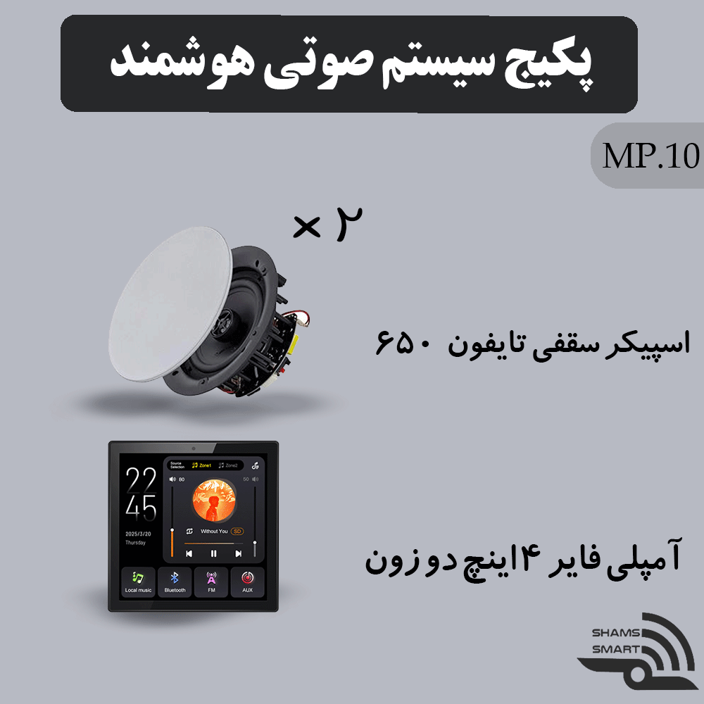 پکیج سیستم صوتی هوشمند MP10