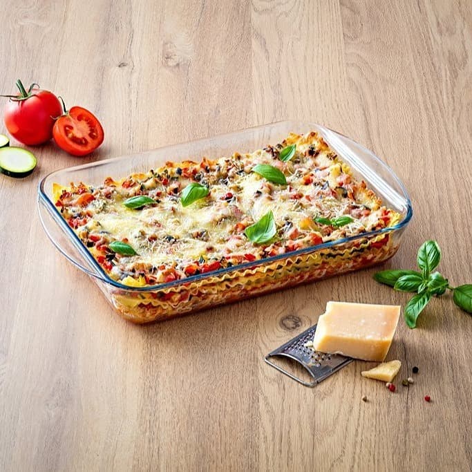 تابه مستطیل پیرکس سری Essentials سایز 20*32 کد 247 — تصویر ۴