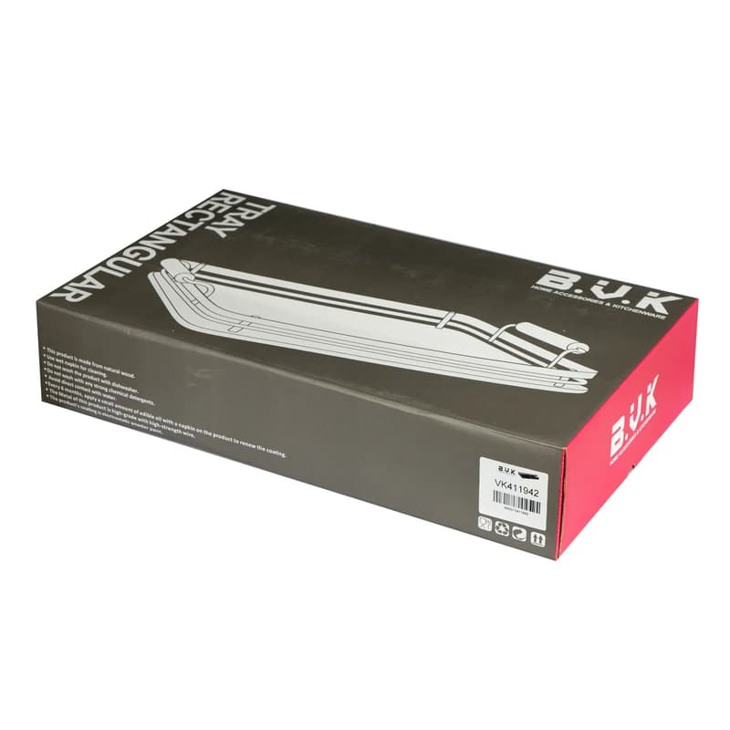 سینی مستطیل بی.وی.کی مدل کاریزما طلایی کد VK411942 — تصویر ۲