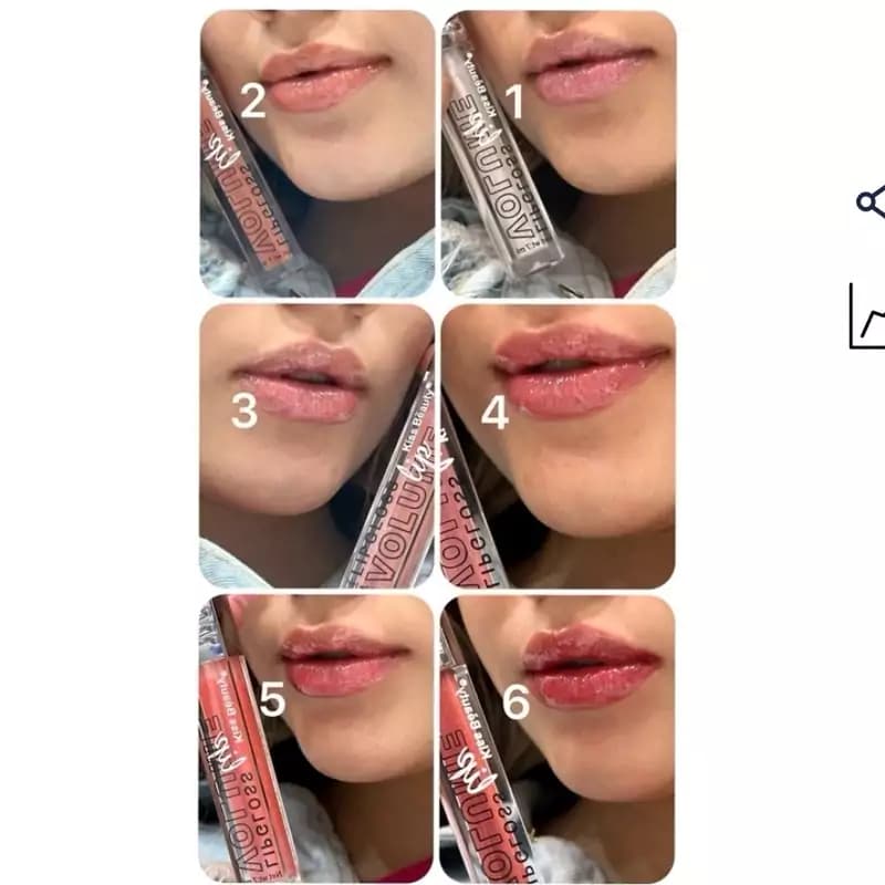 لیپ گلاس حجم دهنده لب مدل volume max lip کیس بیوتی — تصویر ۲
