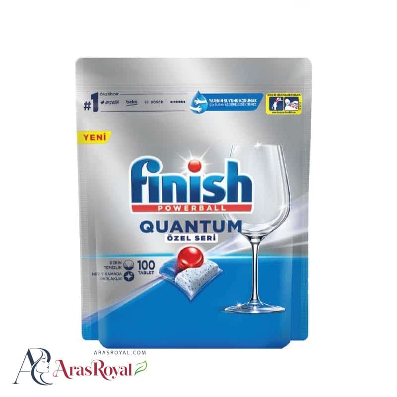 قرص ماشین ظرفشویی فینیش Finish مدل Quantom بسته 100 عددی
