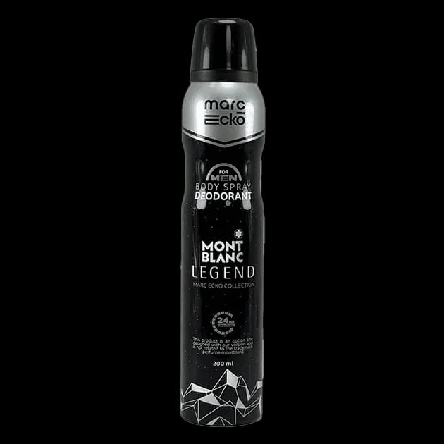 اسپری بدن مردانه مارک اکو مدل Mont Blanc Legend | حجم ۲۰۰ میلیلیتر