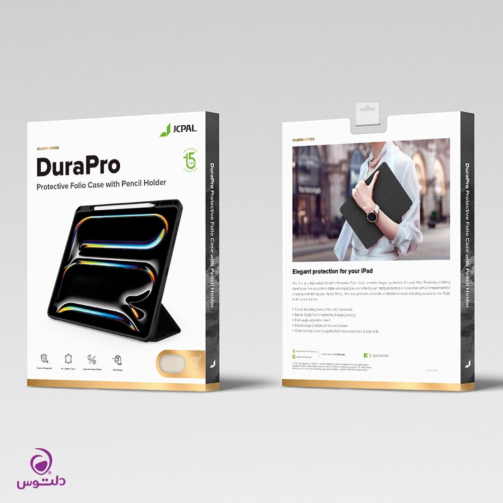 کاور آیپد ایر 11 اینچ 2024 جی سی پال مدل DuraPro — تصویر ۶