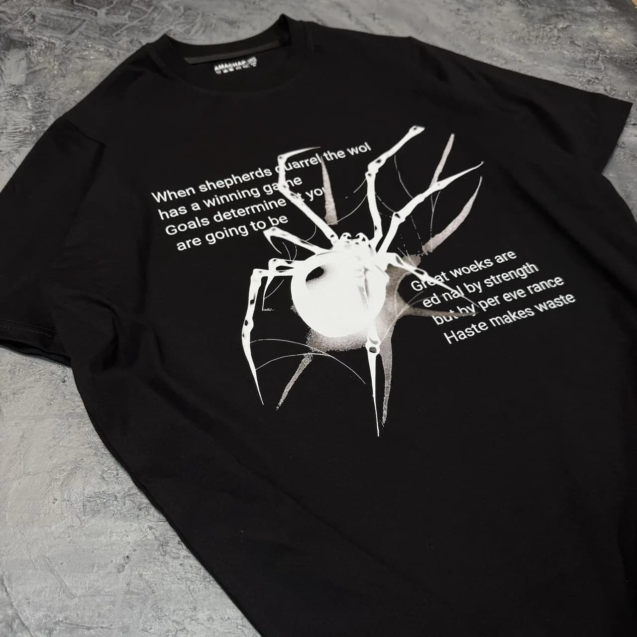 تیشرت طرح عنکبوت و تار Spider and Web — تصویر ۹