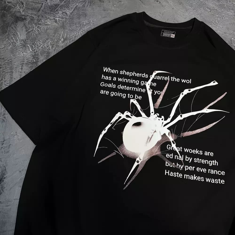 تیشرت طرح عنکبوت و تار Spider and Web — تصویر ۲