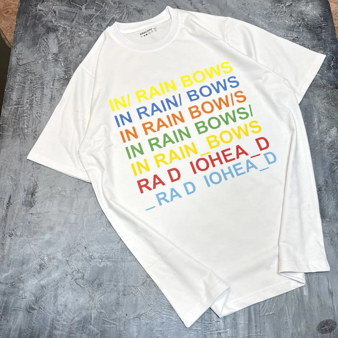 تیشرت طرح Radiohead RainBow Album — تصویر ۸