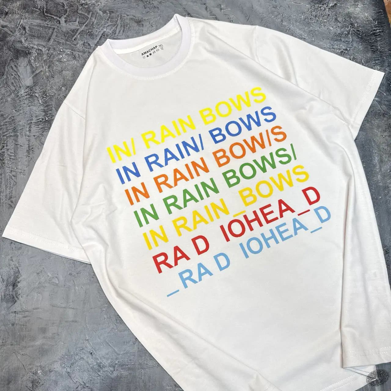 تیشرت طرح Radiohead RainBow Album — تصویر ۷