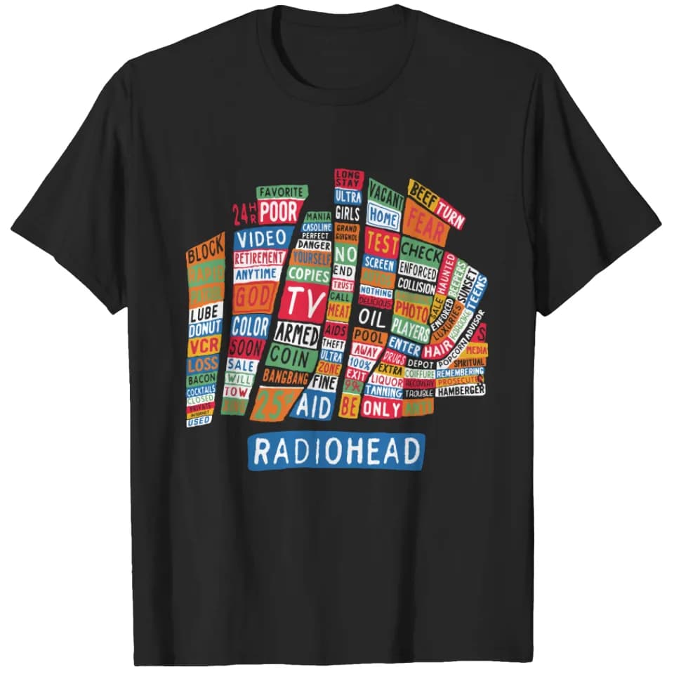 تیشرت طرح Vintage 90er Jahre Radiohead