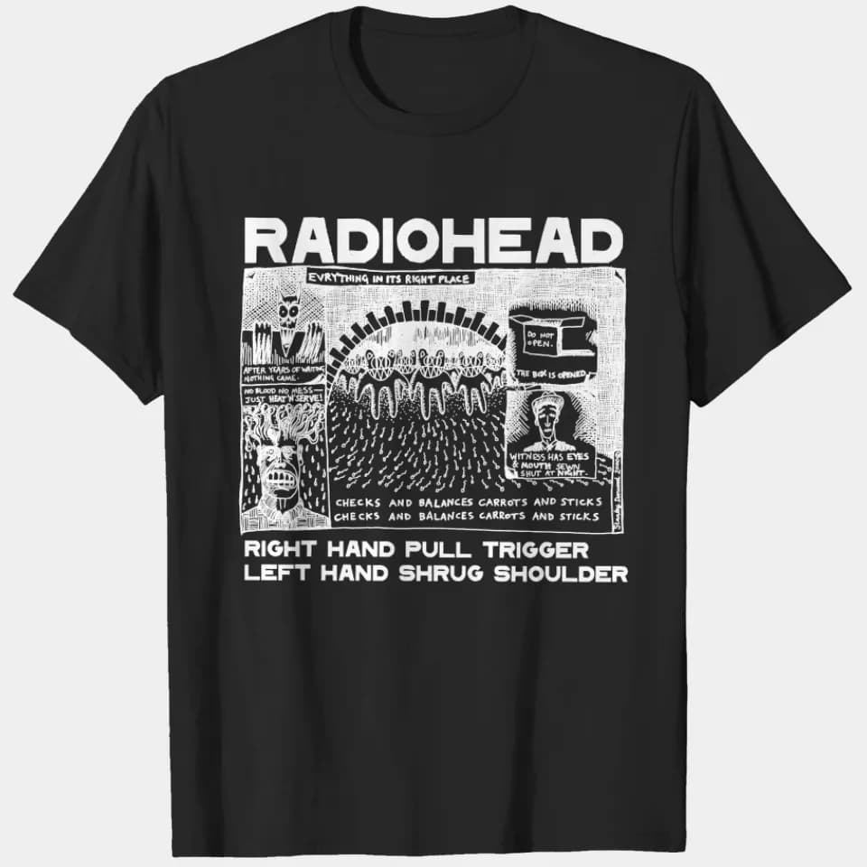تیشرت طرح Vintage Radiohead
