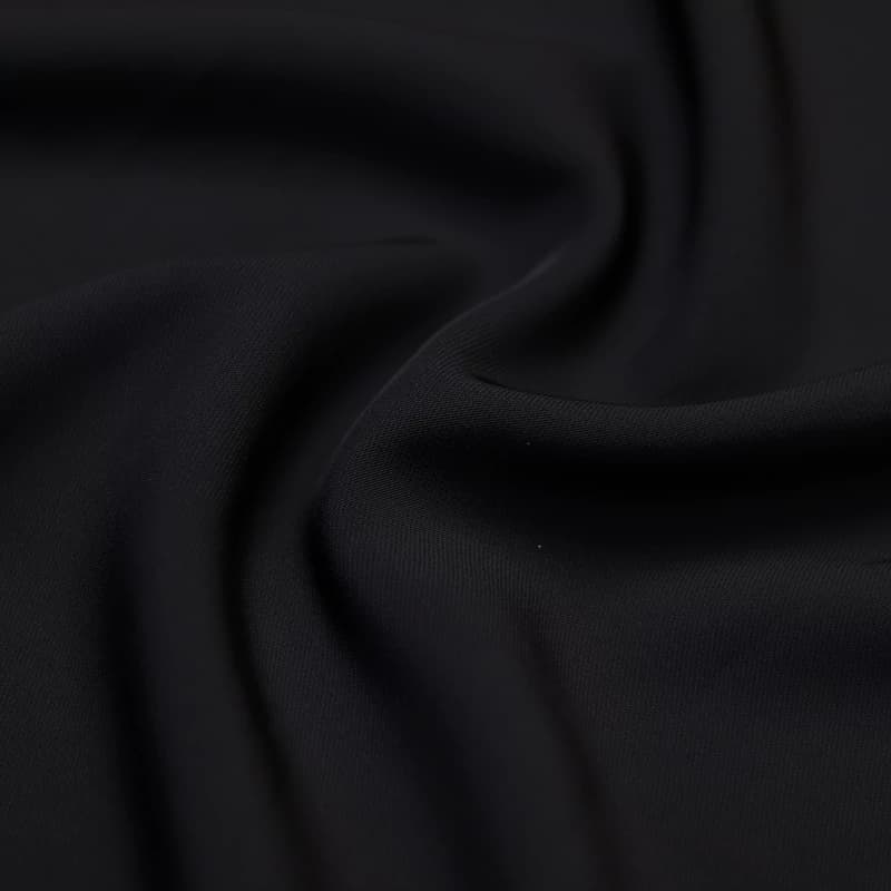 پارچه کرپ سولونا کنزو مشکی — تصویر ۴