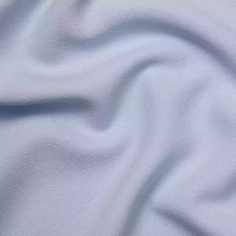 پارچه کرپ لمه آبی آسمانی وارداتی — تصویر ۴
