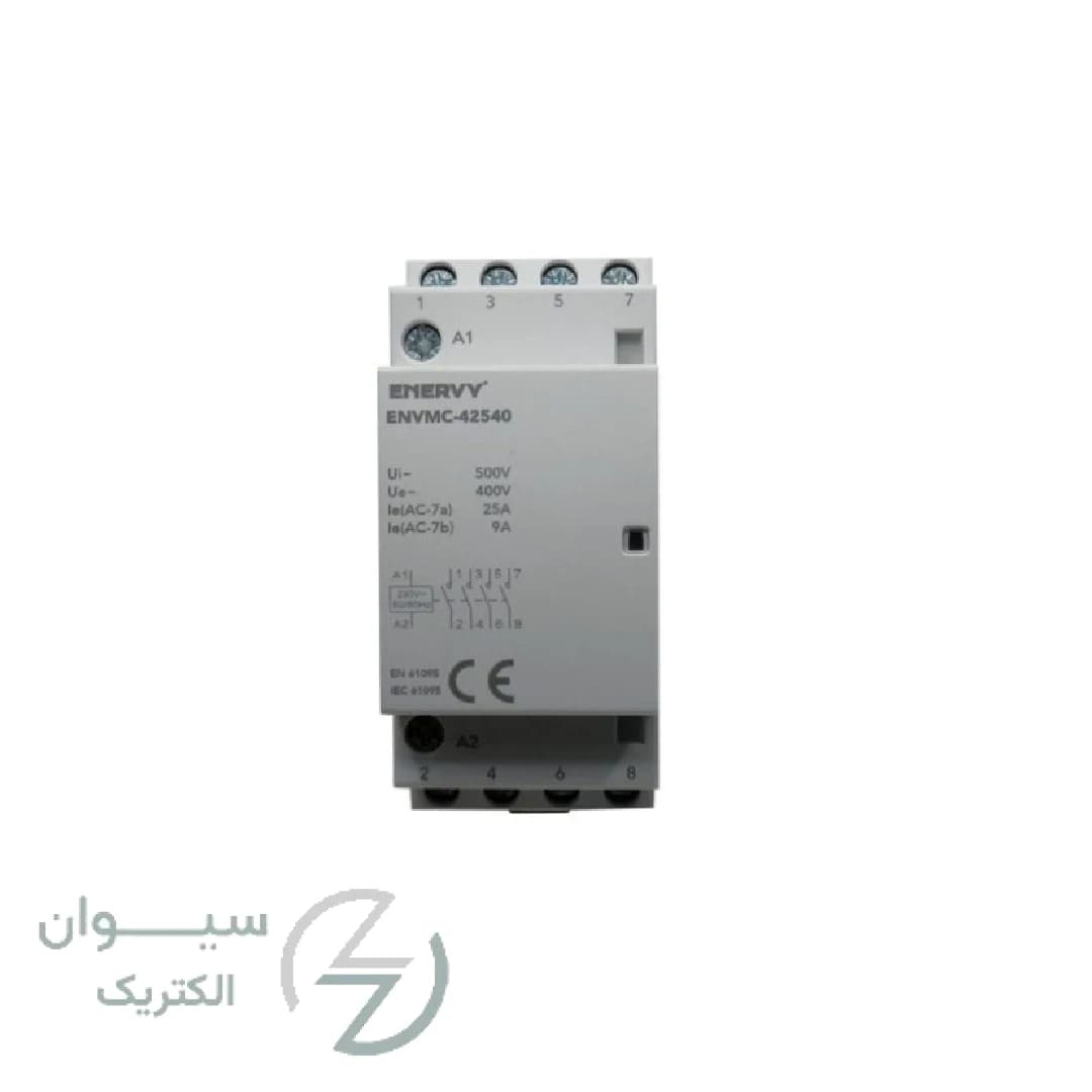 کنتاکتور ماژولار سه فاز 40 آمپر ENVAMC-440400