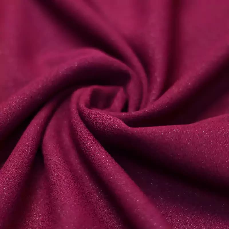 پارچه کرپ لمه ارغوانی وارداتی — تصویر ۲
