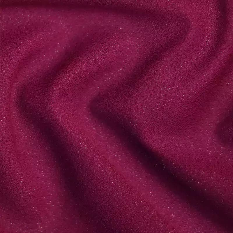 پارچه کرپ لمه ارغوانی وارداتی — تصویر ۴